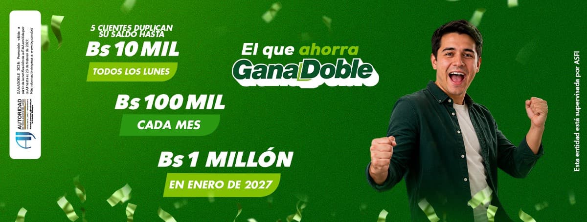 Beneficios Caja de Ahorro GanaDoble